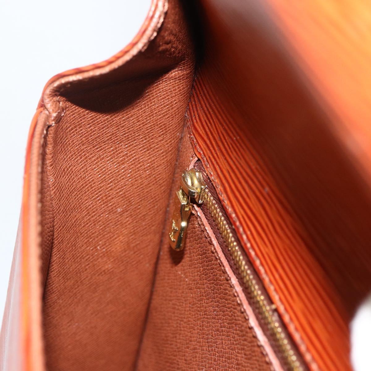 LOUIS VUITTON Epi Saint Cloud GM Shoulder Bag Brown M52193 LV Auth ep13585