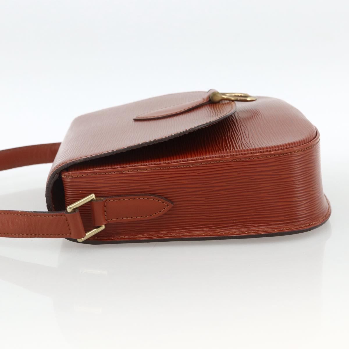 LOUIS VUITTON Epi Saint Cloud GM Shoulder Bag Brown M52193 LV Auth ep13585