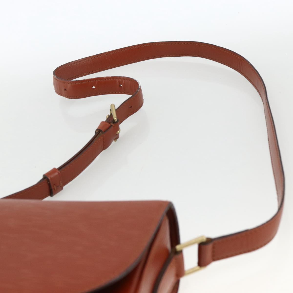 LOUIS VUITTON Epi Saint Cloud GM Shoulder Bag Brown M52193 LV Auth ep13585