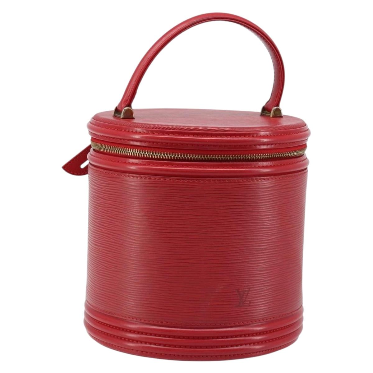 LOUIS VUITTON Epi Cannes Hand Bag Red M48037 LV Auth ep13594