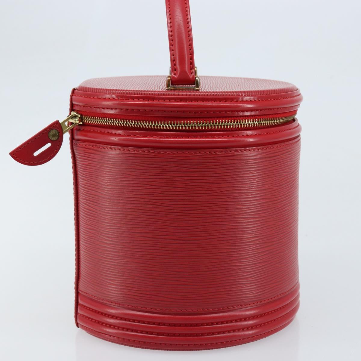 LOUIS VUITTON Epi Cannes Hand Bag Red M48037 LV Auth ep13594
