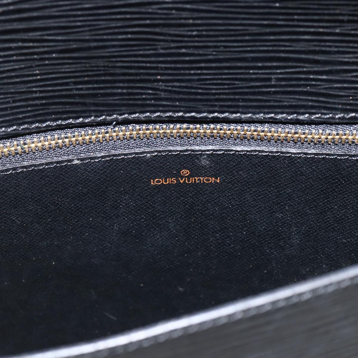 LOUIS VUITTON Epi Saint Cloud GM Shoulder Bag Black Noir M52192 LV Auth ep13601