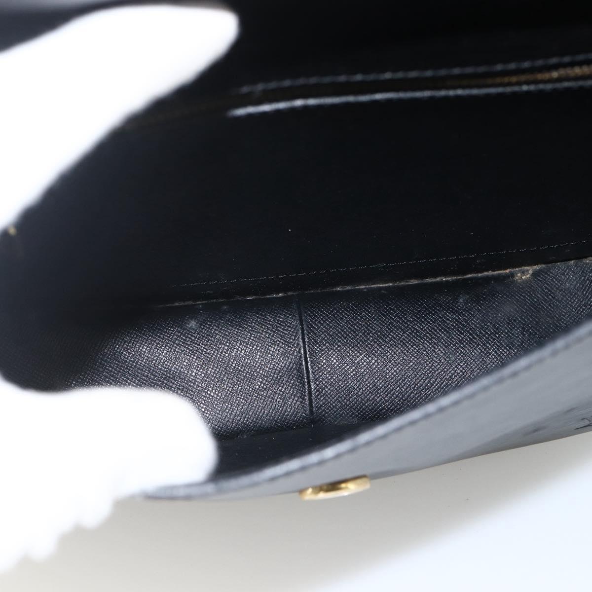 LOUIS VUITTON Epi Saint Cloud GM Shoulder Bag Black Noir M52192 LV Auth ep13601