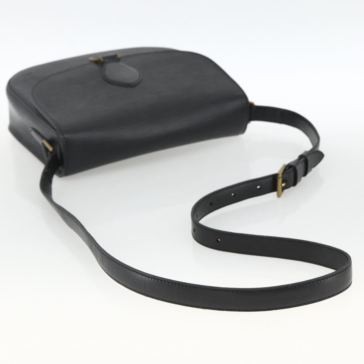 LOUIS VUITTON Epi Saint Cloud GM Shoulder Bag Black Noir M52192 LV Auth ep13601