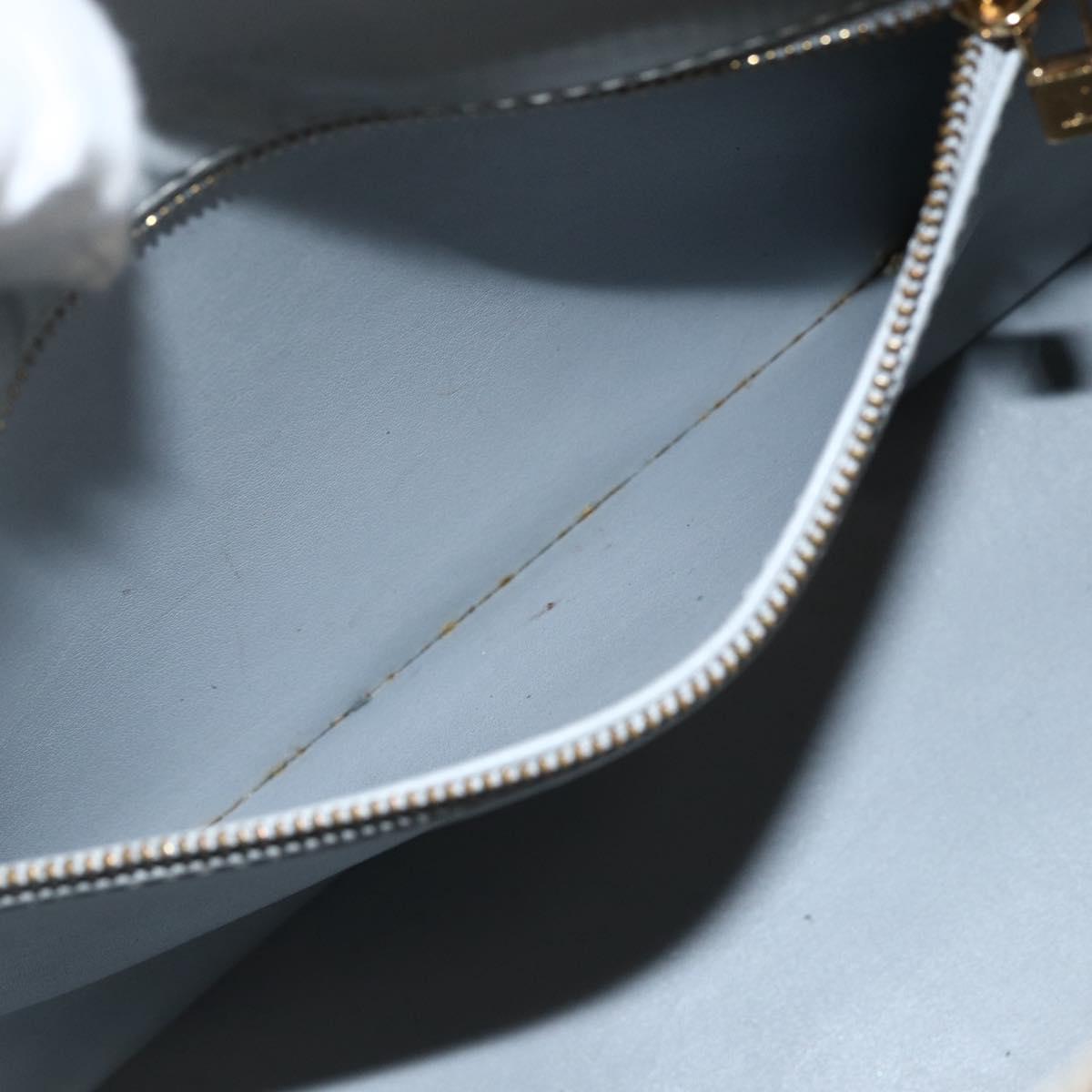 LOUIS VUITTON Monogram Vernis Houston Hand Bag Gris M91053 LV Auth ep13603