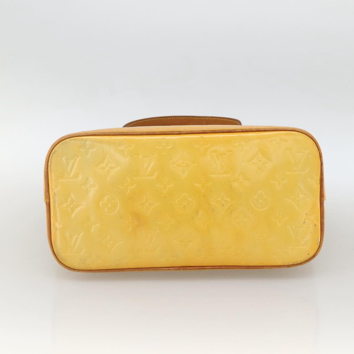 LOUIS VUITTON Monogram Vernis Houston Hand Bag Gris M91053 LV Auth ep13603