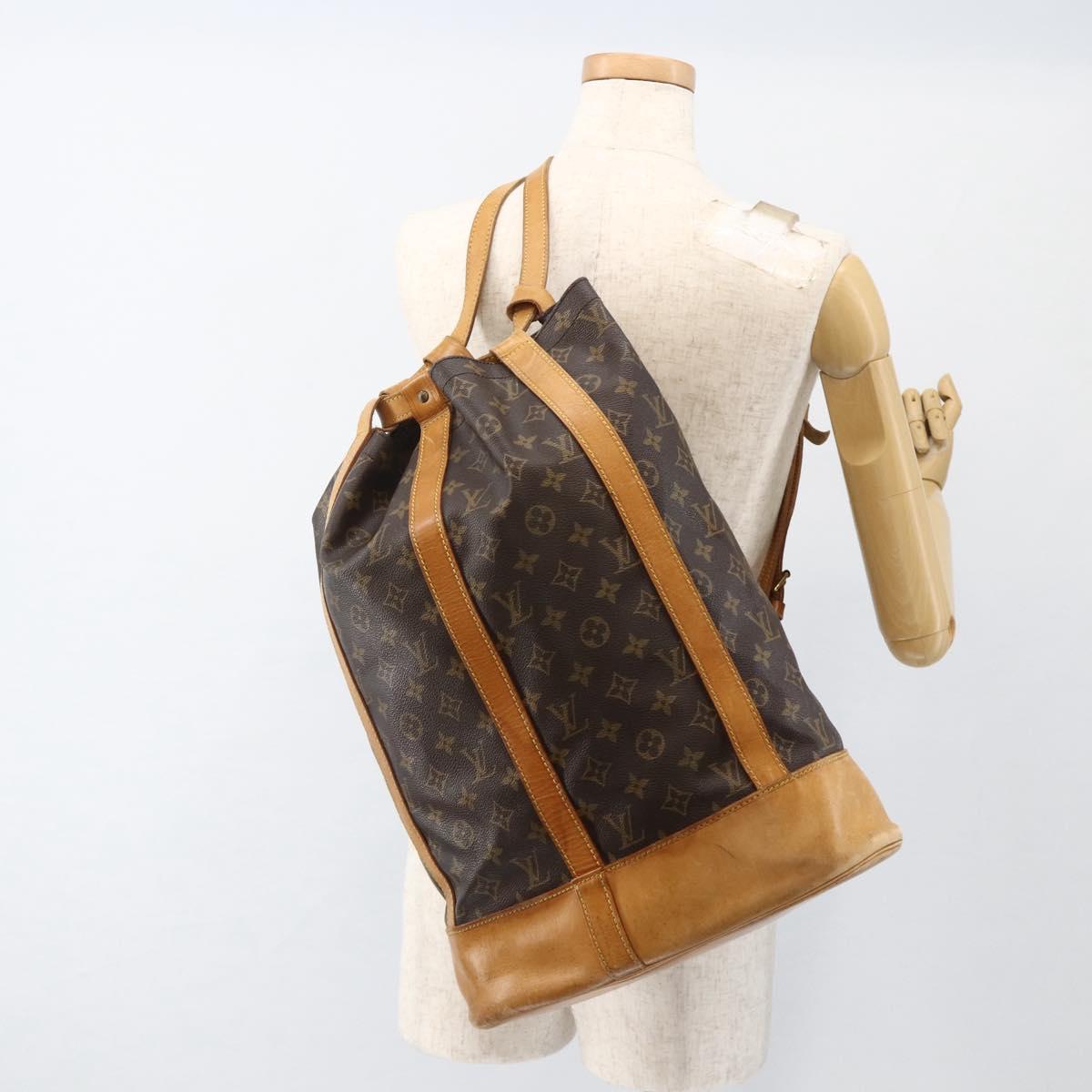 LOUIS VUITTON Monogram Randonnee GM Shoulder Bag M42244 LV Auth ep13606