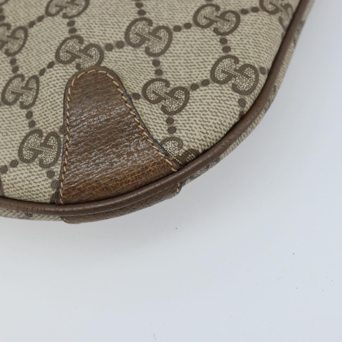 GUCCI GG Supreme Web Sherry Line Bag PVC Beige Red 904 02 026 Auth ep13622