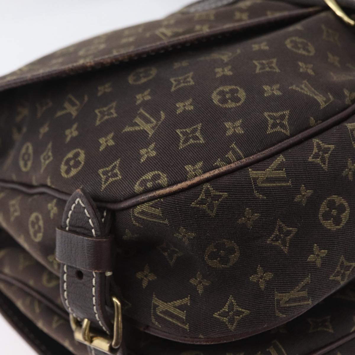 LOUIS VUITTON Monogram Idylle Saumur PM Shoulder Bag Brown M95227 Auth ep13645
