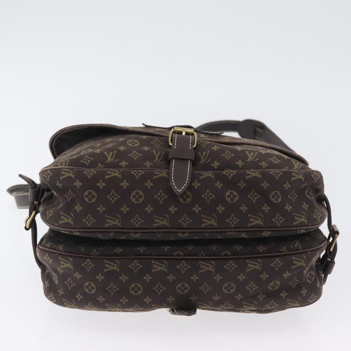 LOUIS VUITTON Monogram Idylle Saumur PM Shoulder Bag Brown M95227 Auth ep13645