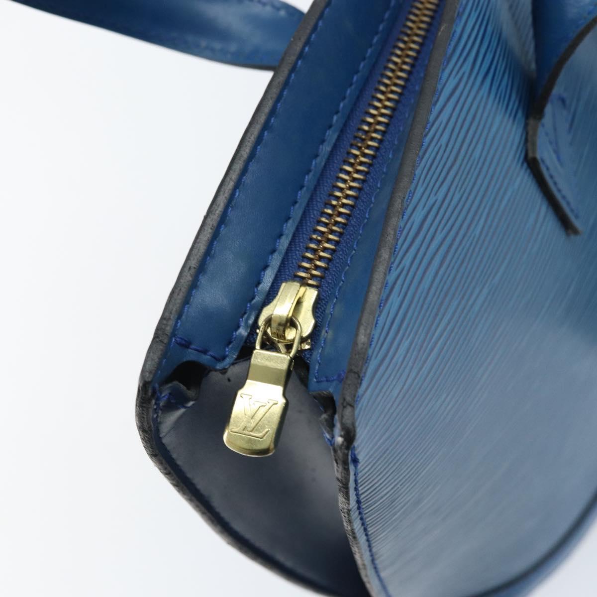 LOUIS VUITTON Epi Saint Jacques Shoulder Bag Blue M52275 LV Auth ep13657