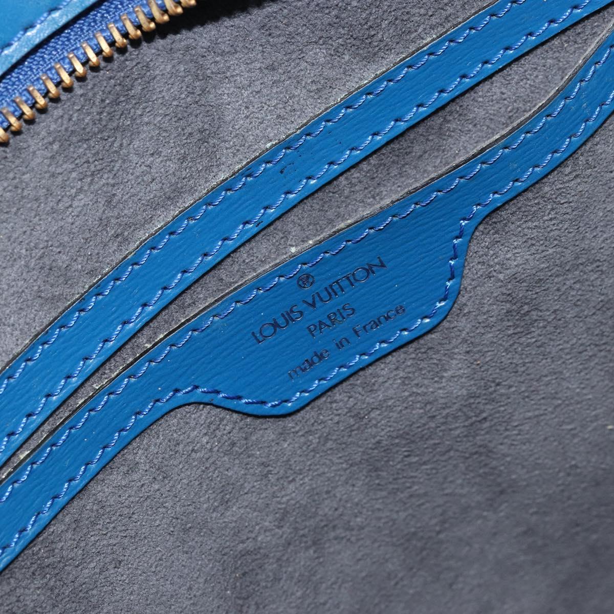 LOUIS VUITTON Epi Saint Jacques Shoulder Bag Blue M52275 LV Auth ep13657