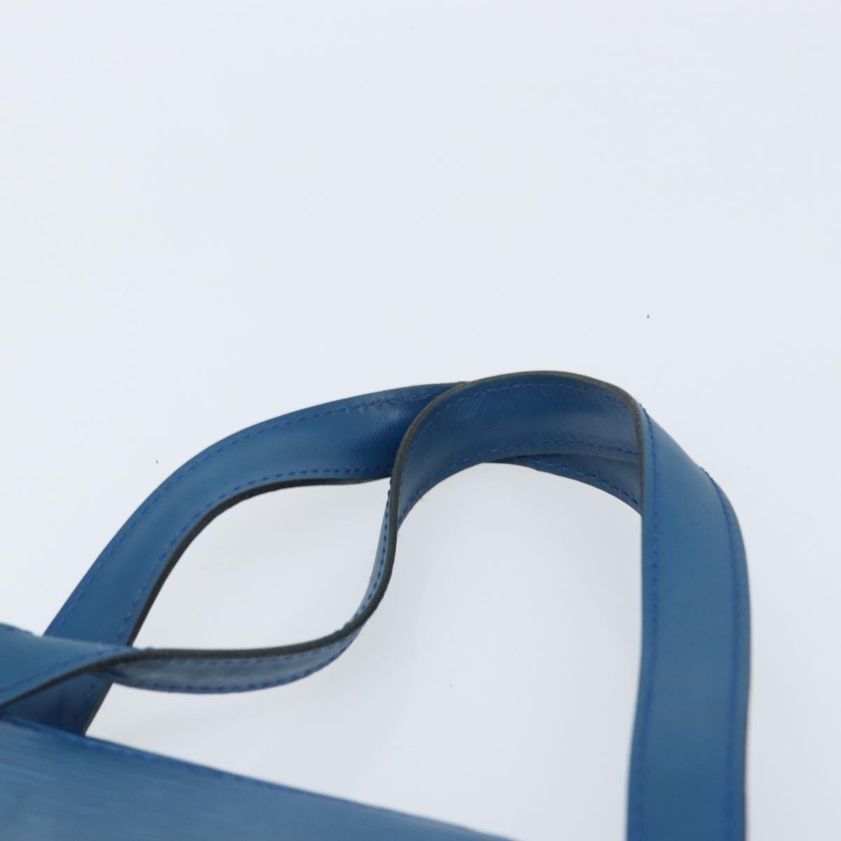 LOUIS VUITTON Epi Saint Jacques Shoulder Bag Blue M52275 LV Auth ep13657