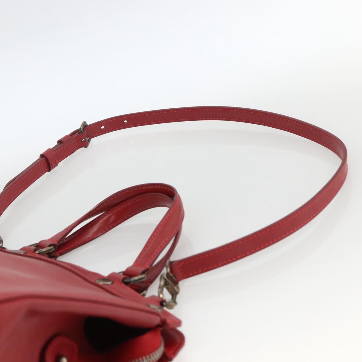LOUIS VUITTON Epi Blair MM Hand Bag 2way Red Car Mine M4030E LV Auth ep13668