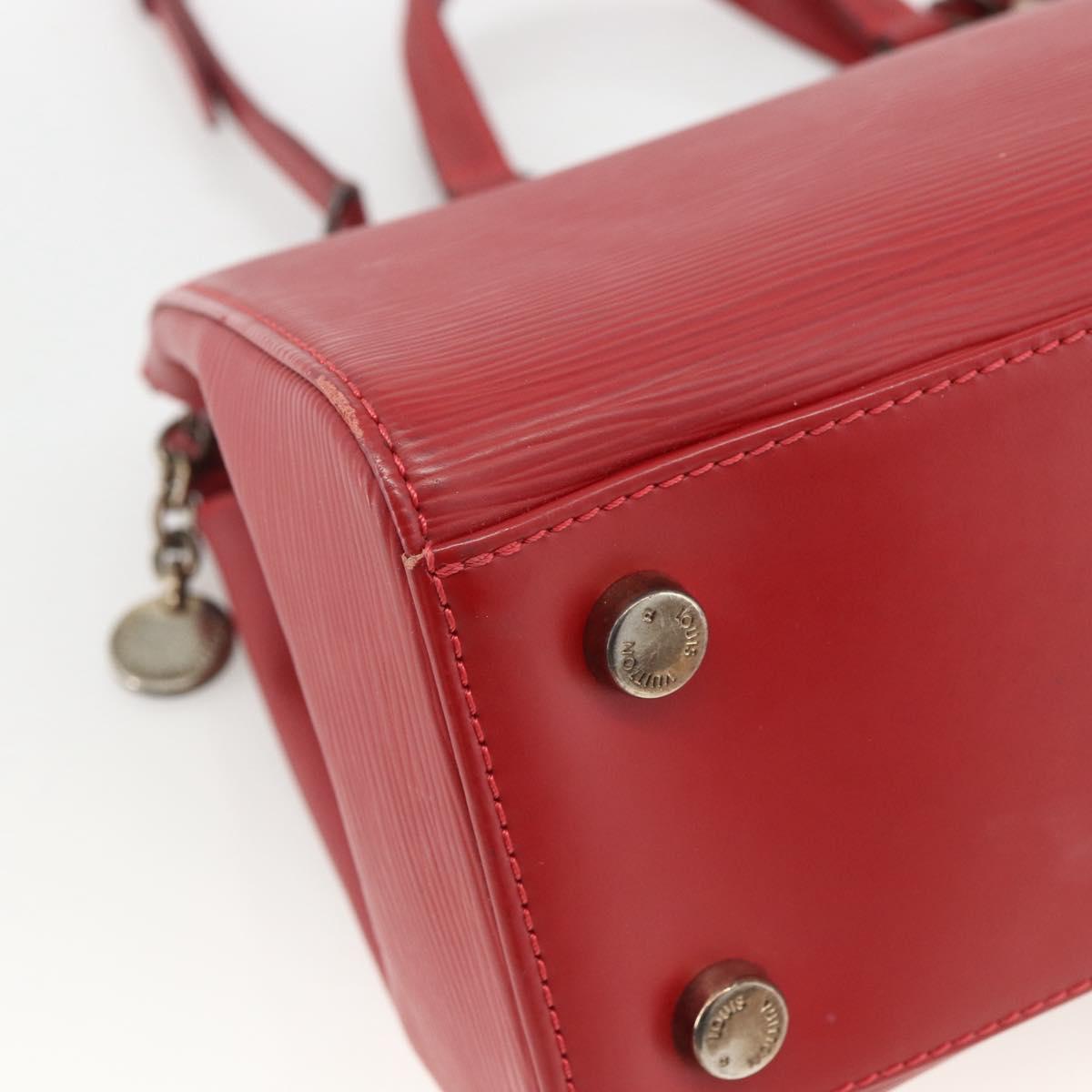 LOUIS VUITTON Epi Blair MM Hand Bag 2way Red Car Mine M4030E LV Auth ep13668