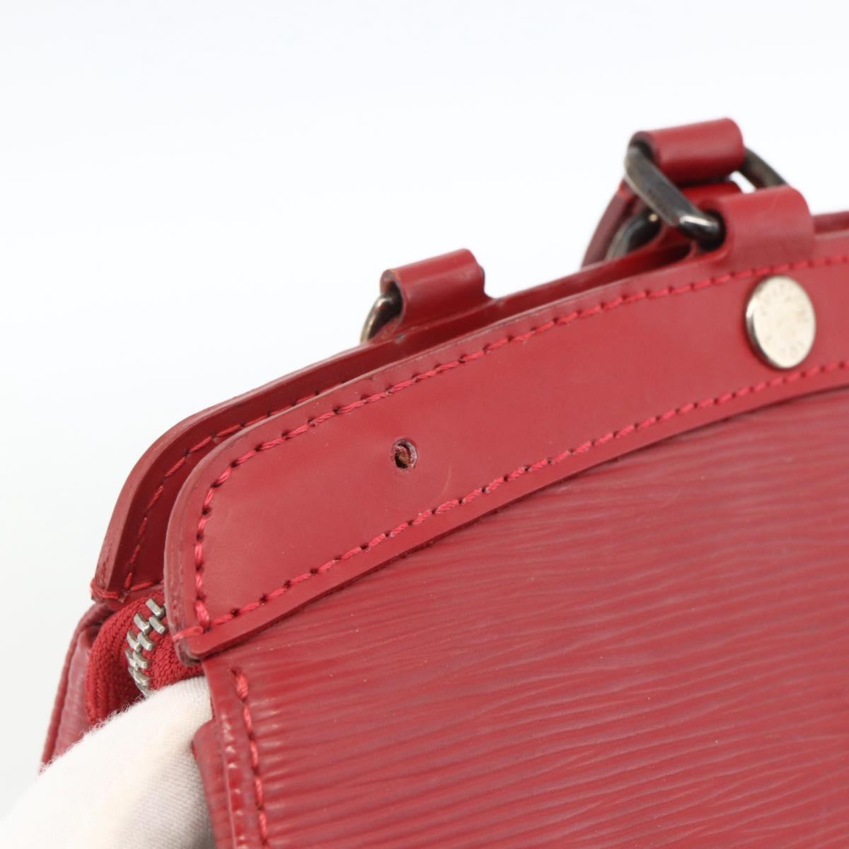 LOUIS VUITTON Epi Blair MM Hand Bag 2way Red Car Mine M4030E LV Auth ep13668