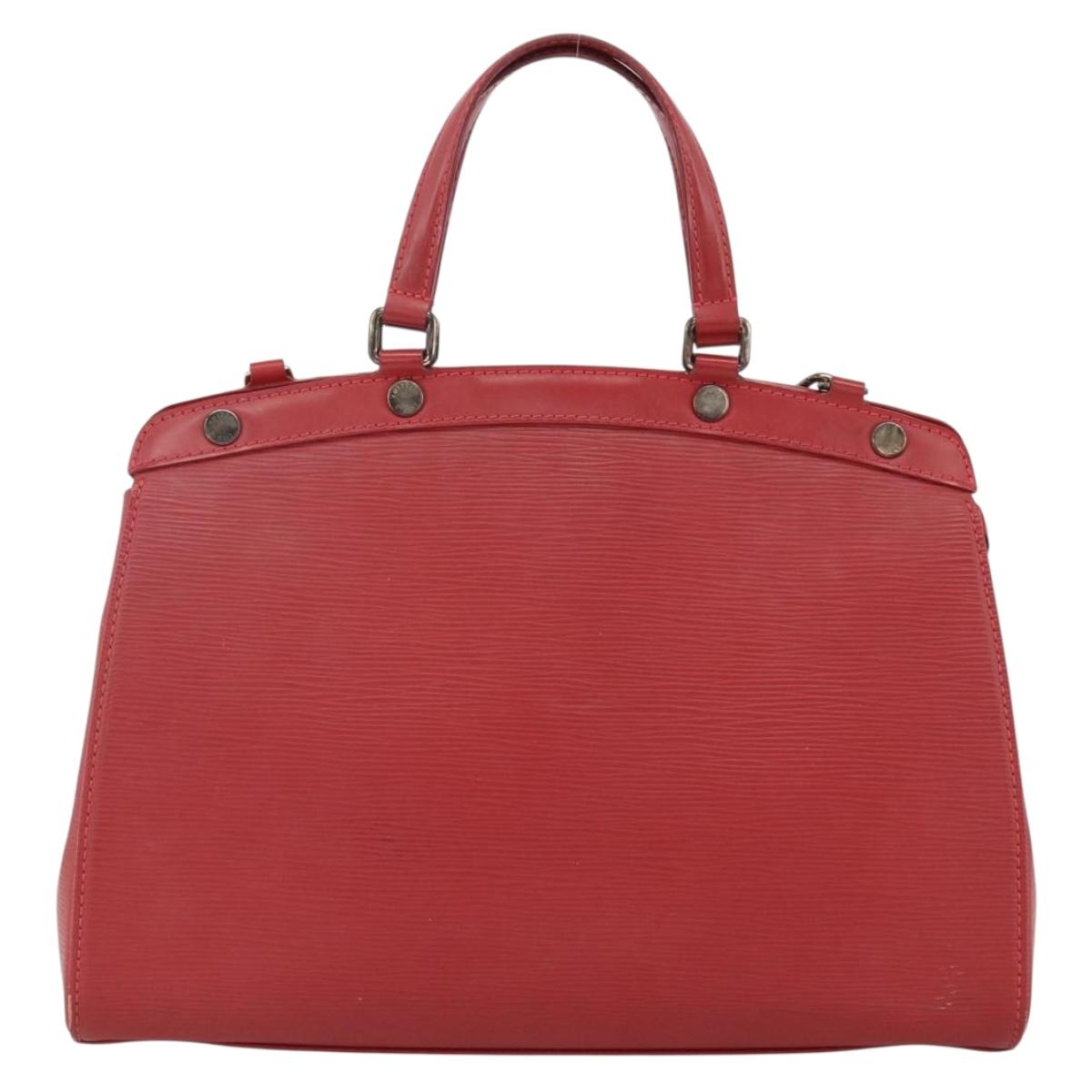LOUIS VUITTON Epi Blair MM Hand Bag 2way Red Car Mine M4030E LV Auth ep13668