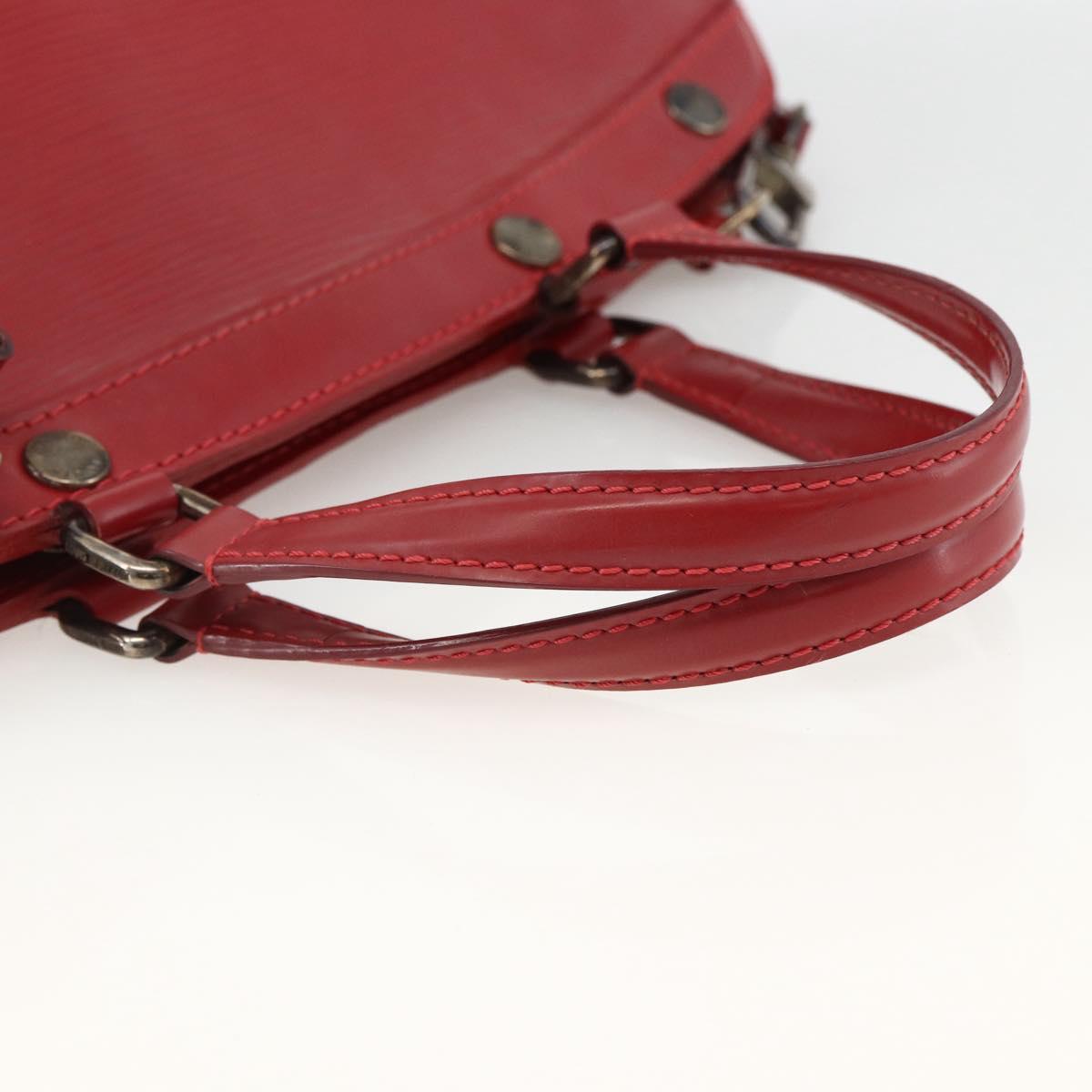 LOUIS VUITTON Epi Blair MM Hand Bag 2way Red Car Mine M4030E LV Auth ep13668