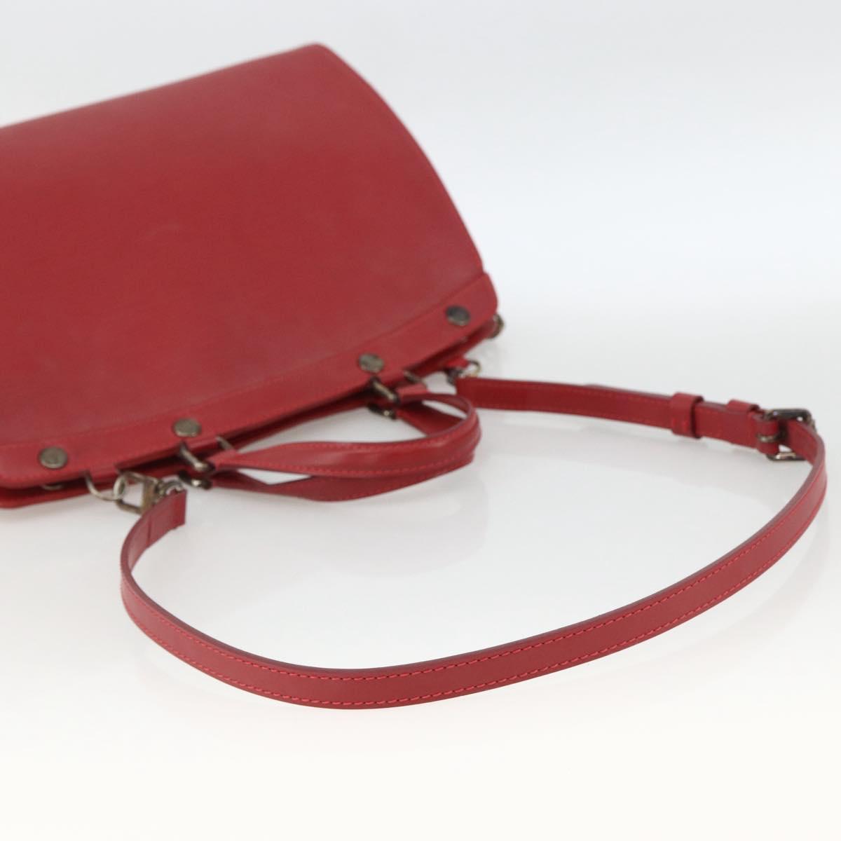 LOUIS VUITTON Epi Blair MM Hand Bag 2way Red Car Mine M4030E LV Auth ep13668