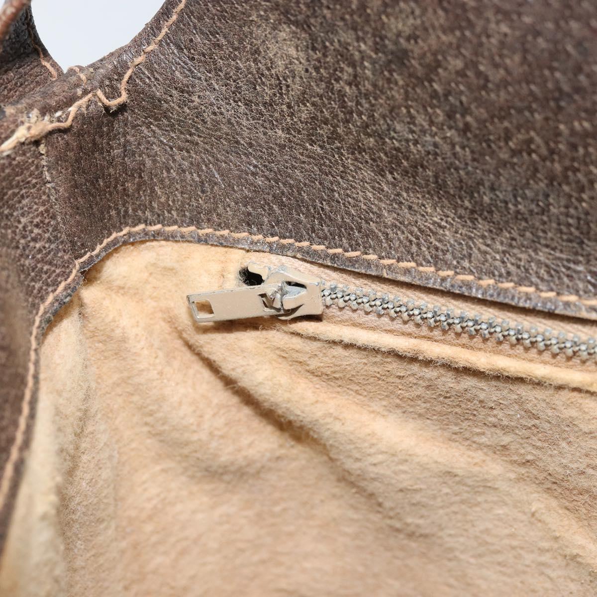 GUCCI GG Supreme Shoulder Bag PVC Beige Gold Auth ep13670