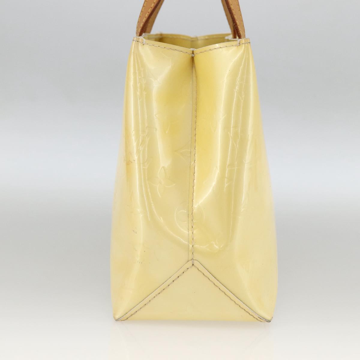 LOUIS VUITTON Monogram Vernis Reade PM Hand Bag Perle M91336 LV Auth ep13671