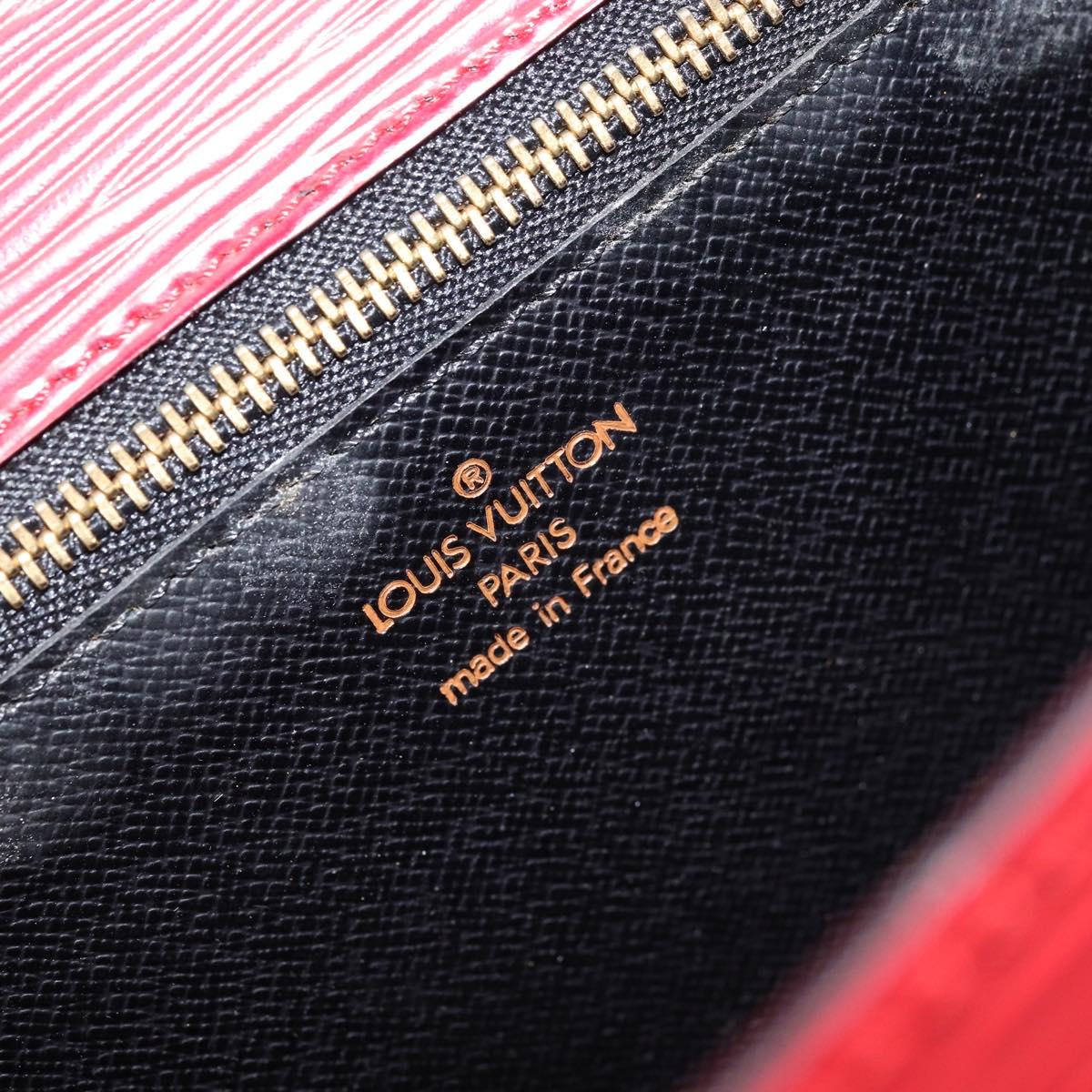 LOUIS VUITTON Epi Monceau 28 Hand Bag Red M40783 LV Auth ep13676