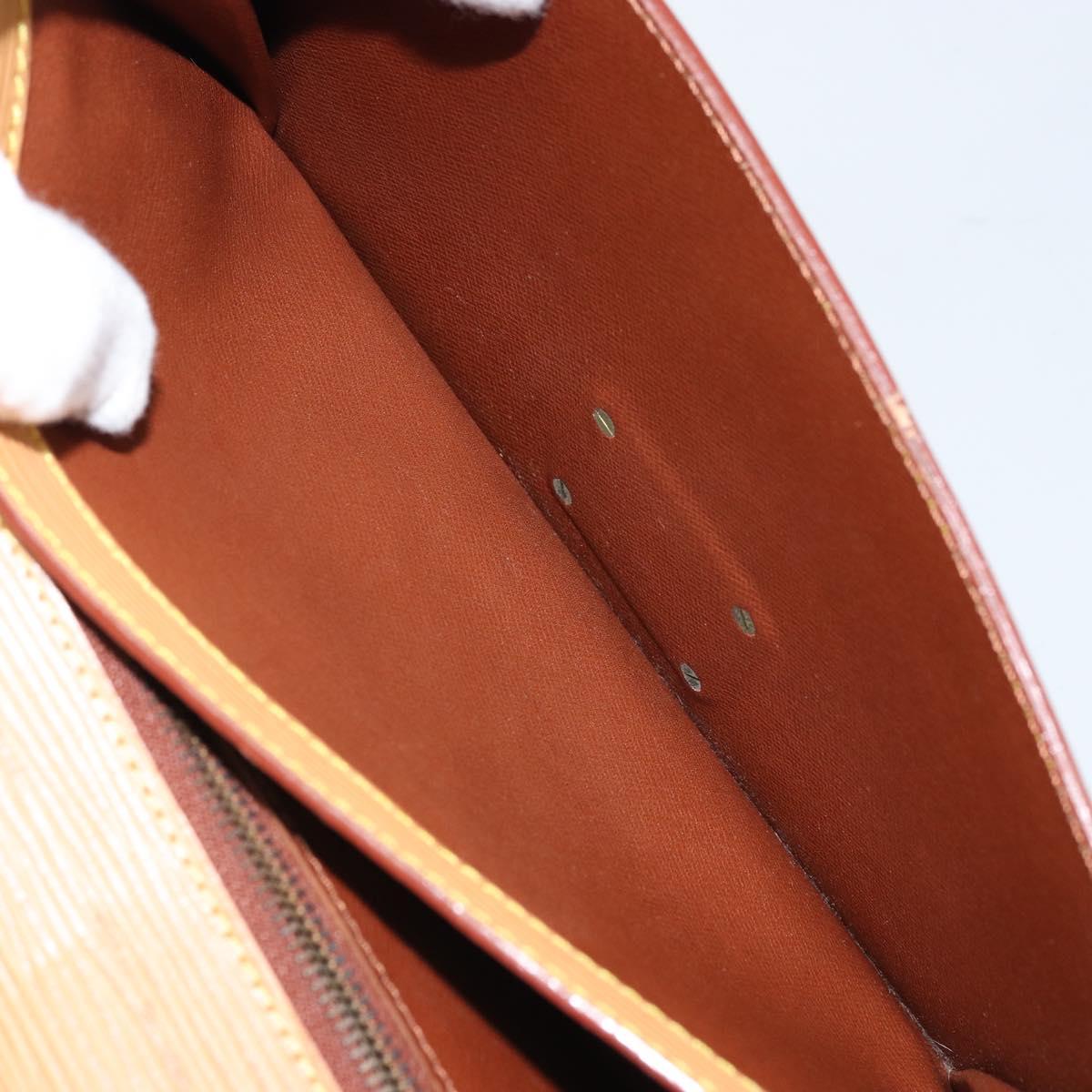 LOUIS VUITTON Epi Serie Dragonne Hand Bag Beige LV Auth ep13677