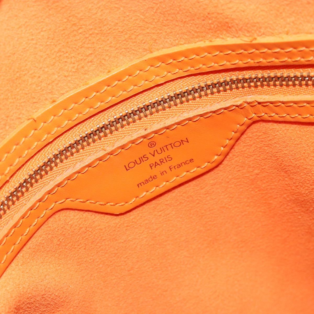 LOUIS VUITTON Epi Bucket PM Shoulder Bag Orange Mandarin M5899H LV Auth ep13679