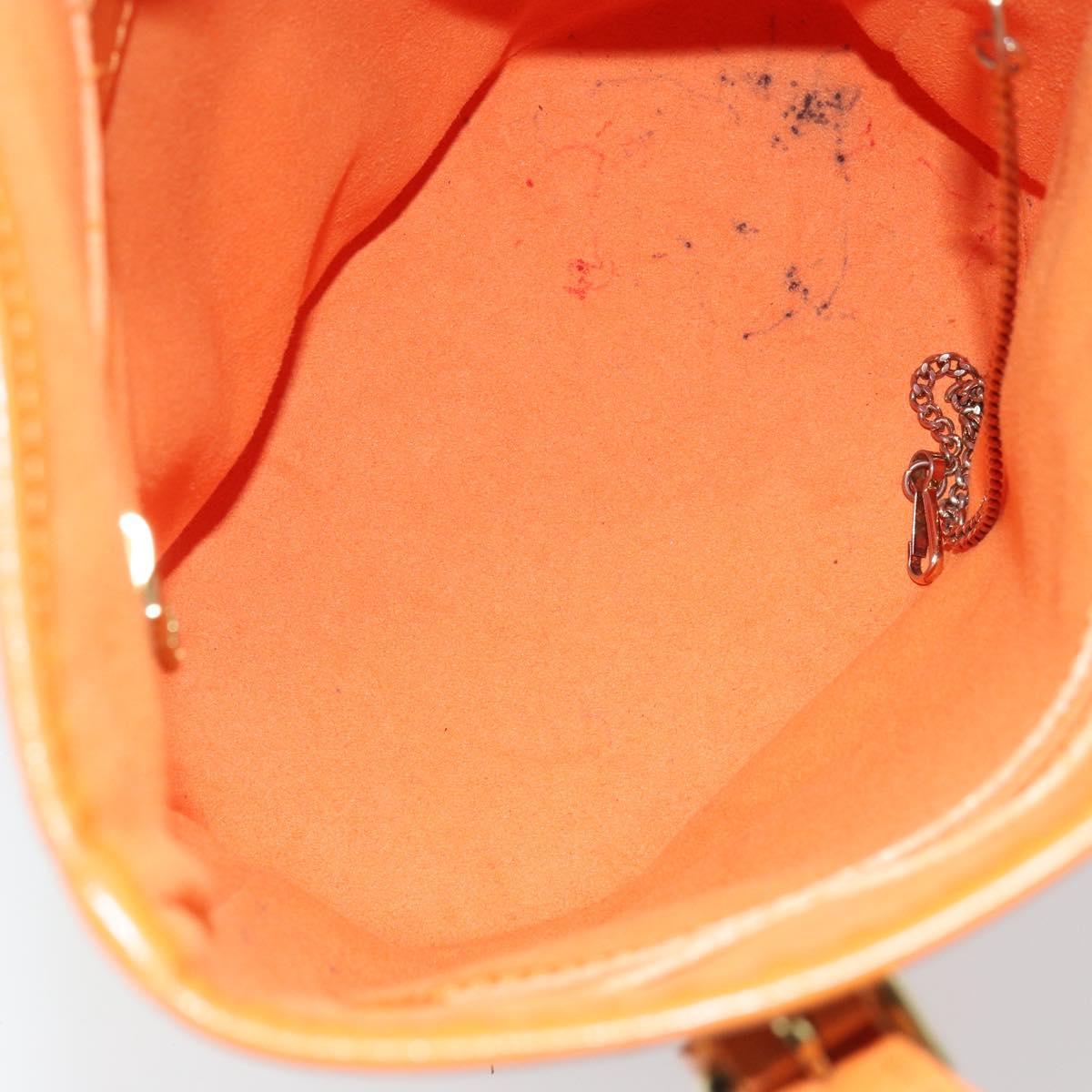 LOUIS VUITTON Epi Bucket PM Shoulder Bag Orange Mandarin M5899H LV Auth ep13679