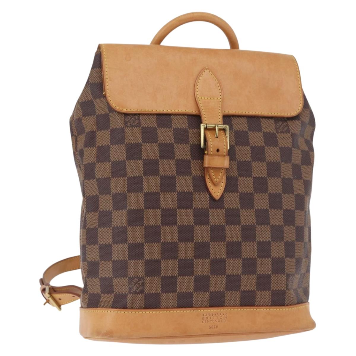 LOUIS VUITTON Damier Ebene Arlucan Backpack N99038 LV Auth ep13680