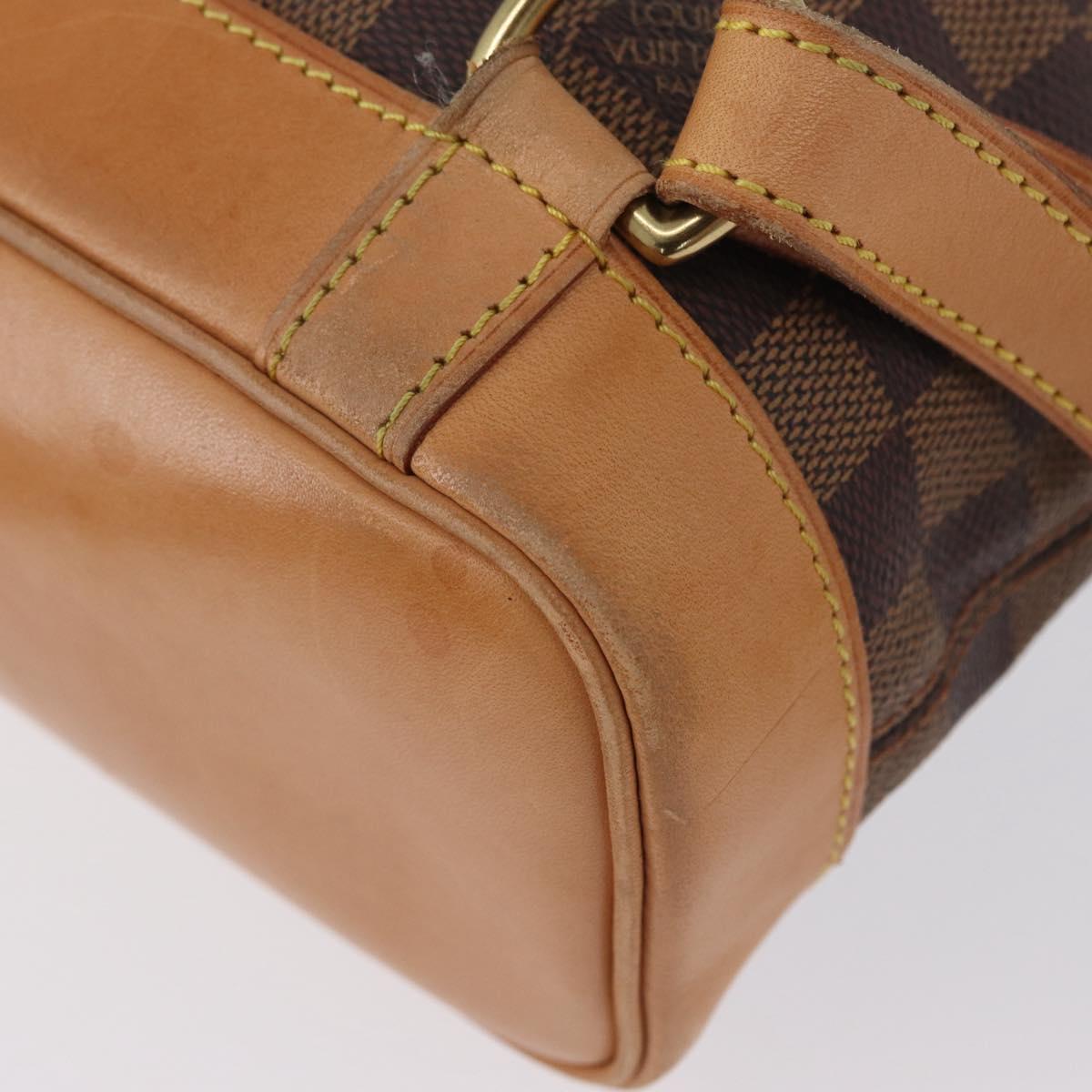 LOUIS VUITTON Damier Ebene Arlucan Backpack N99038 LV Auth ep13680