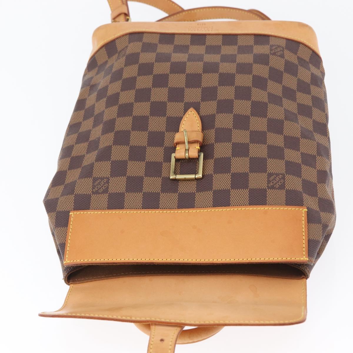 LOUIS VUITTON Damier Ebene Arlucan Backpack N99038 LV Auth ep13680