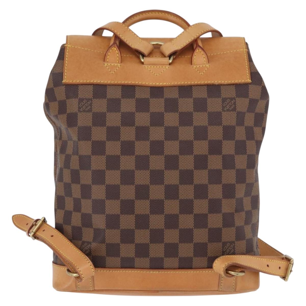LOUIS VUITTON Damier Ebene Arlucan Backpack N99038 LV Auth ep13680