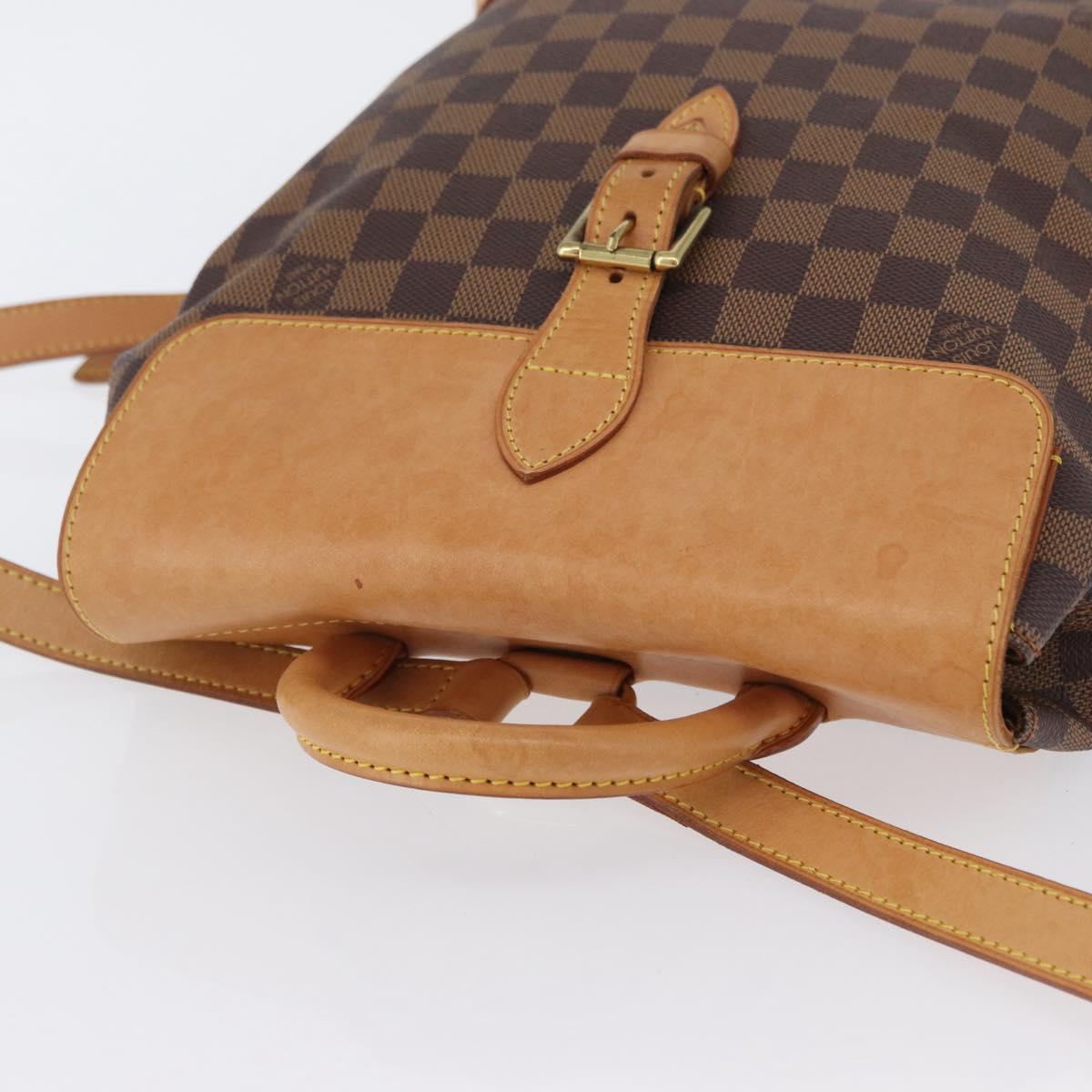 LOUIS VUITTON Damier Ebene Arlucan Backpack N99038 LV Auth ep13680