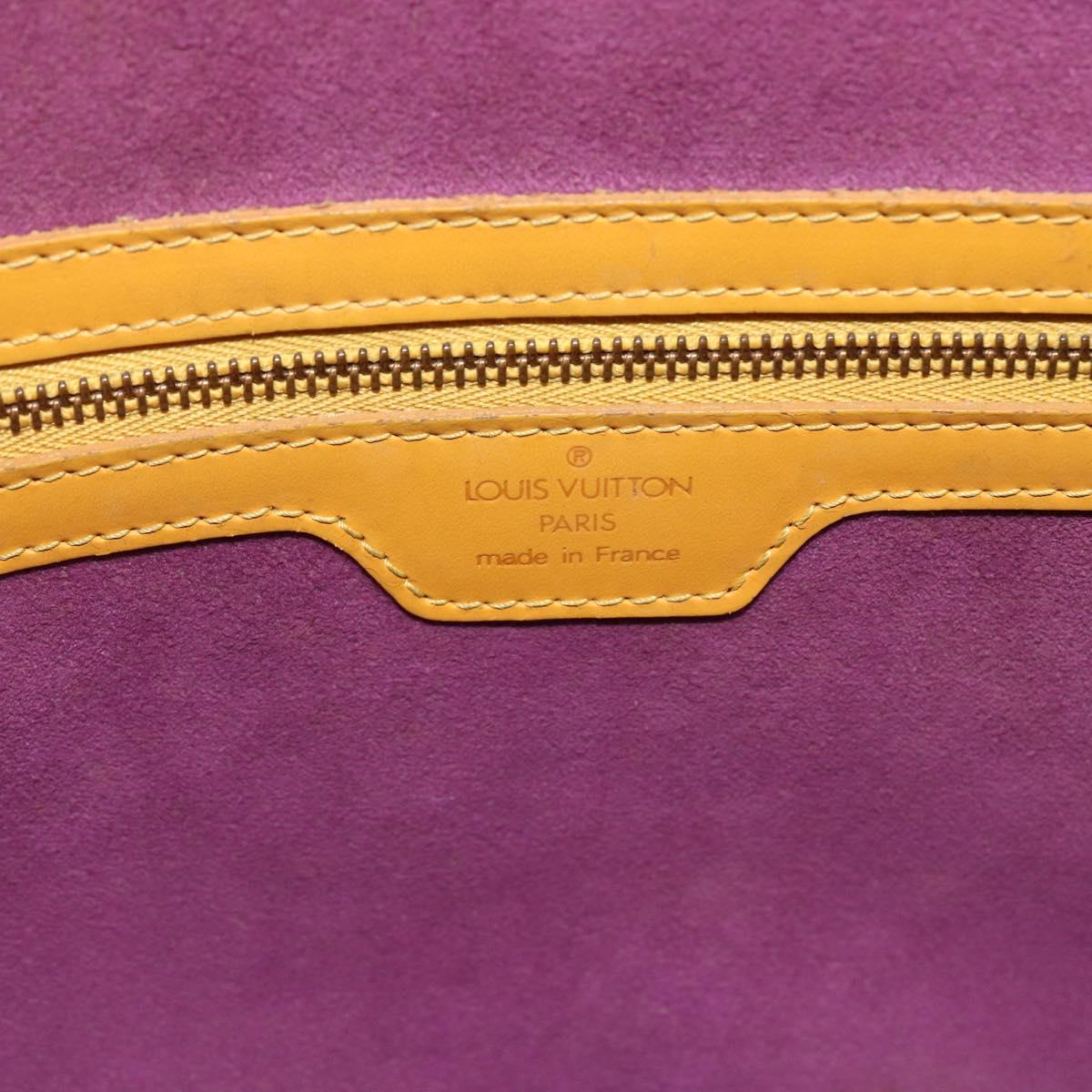 LOUIS VUITTON Epi Lussac Shoulder Bag Yellow M52289 LV Auth ep13684