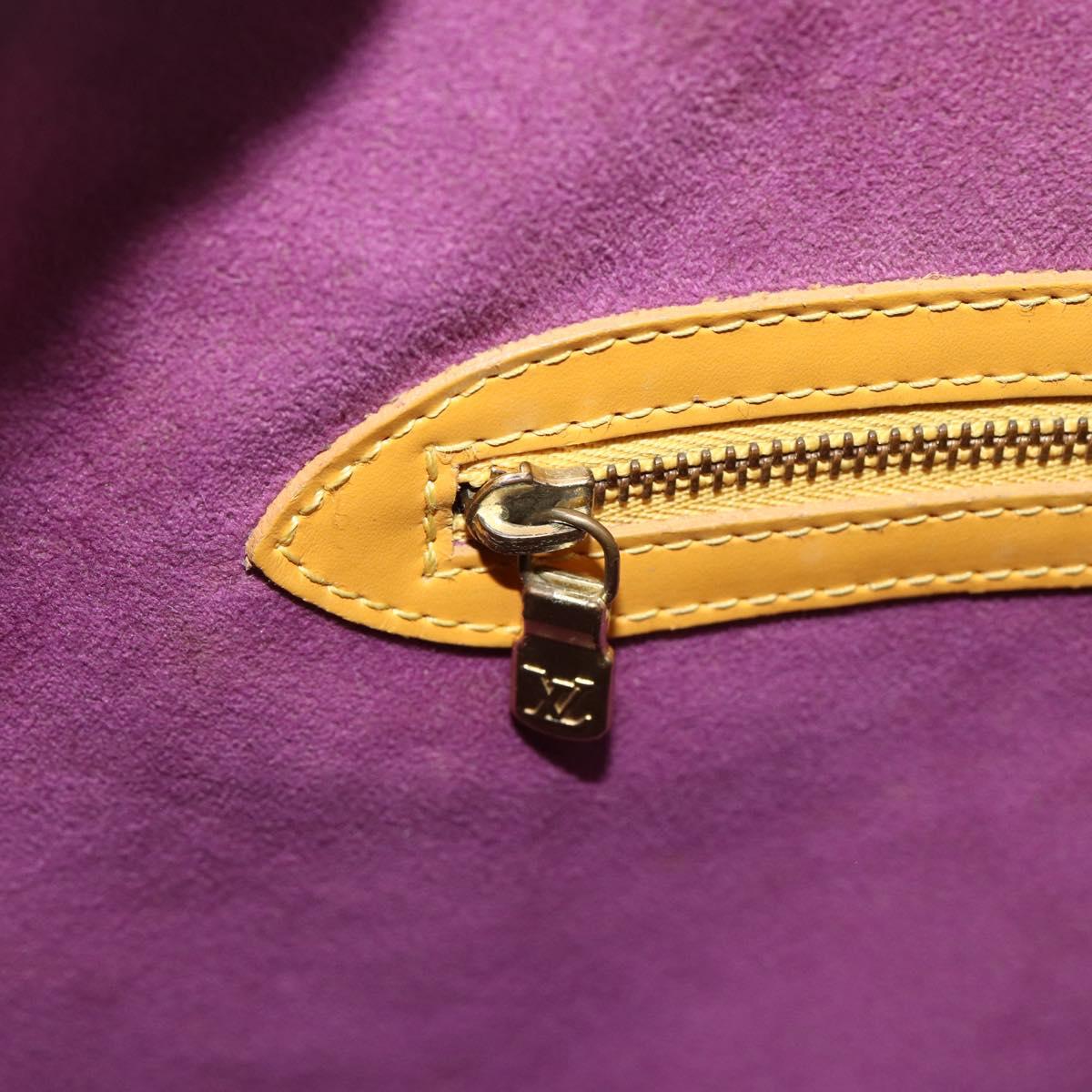 LOUIS VUITTON Epi Lussac Shoulder Bag Yellow M52289 LV Auth ep13684