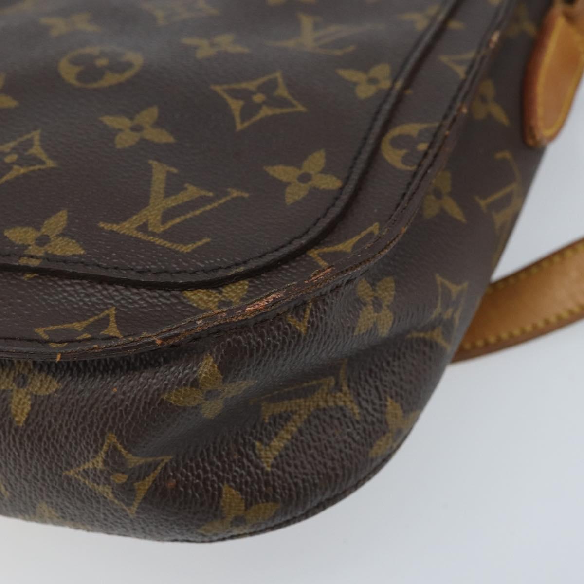 LOUIS VUITTON Monogram Saint Cloud GM Shoulder Bag M51242 LV Auth ep13695