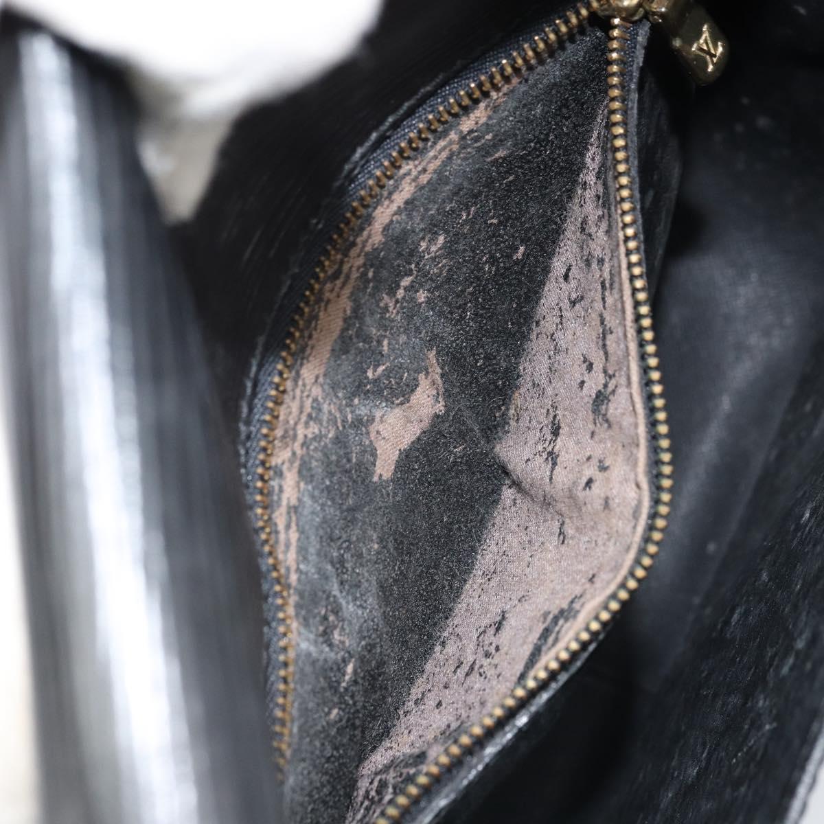 LOUIS VUITTON Epi Saint Cloud GM Shoulder Bag Black Noir M52192 LV Auth ep13697