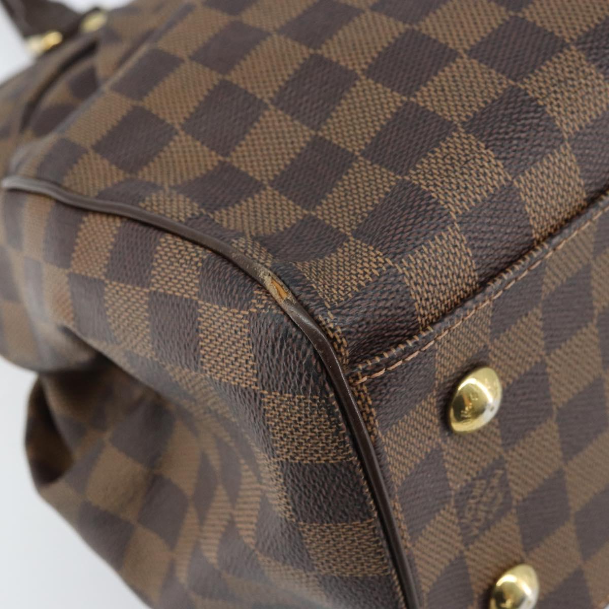LOUIS VUITTON Damier Ebene Trevi GM Hand Bag 2way N51998 LV Auth ep13705