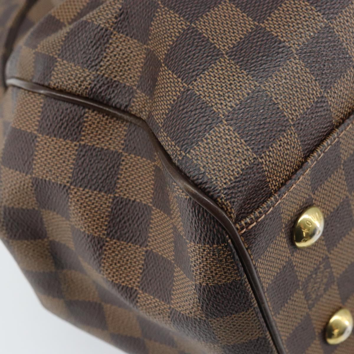 LOUIS VUITTON Damier Ebene Trevi GM Hand Bag 2way N51998 LV Auth ep13705