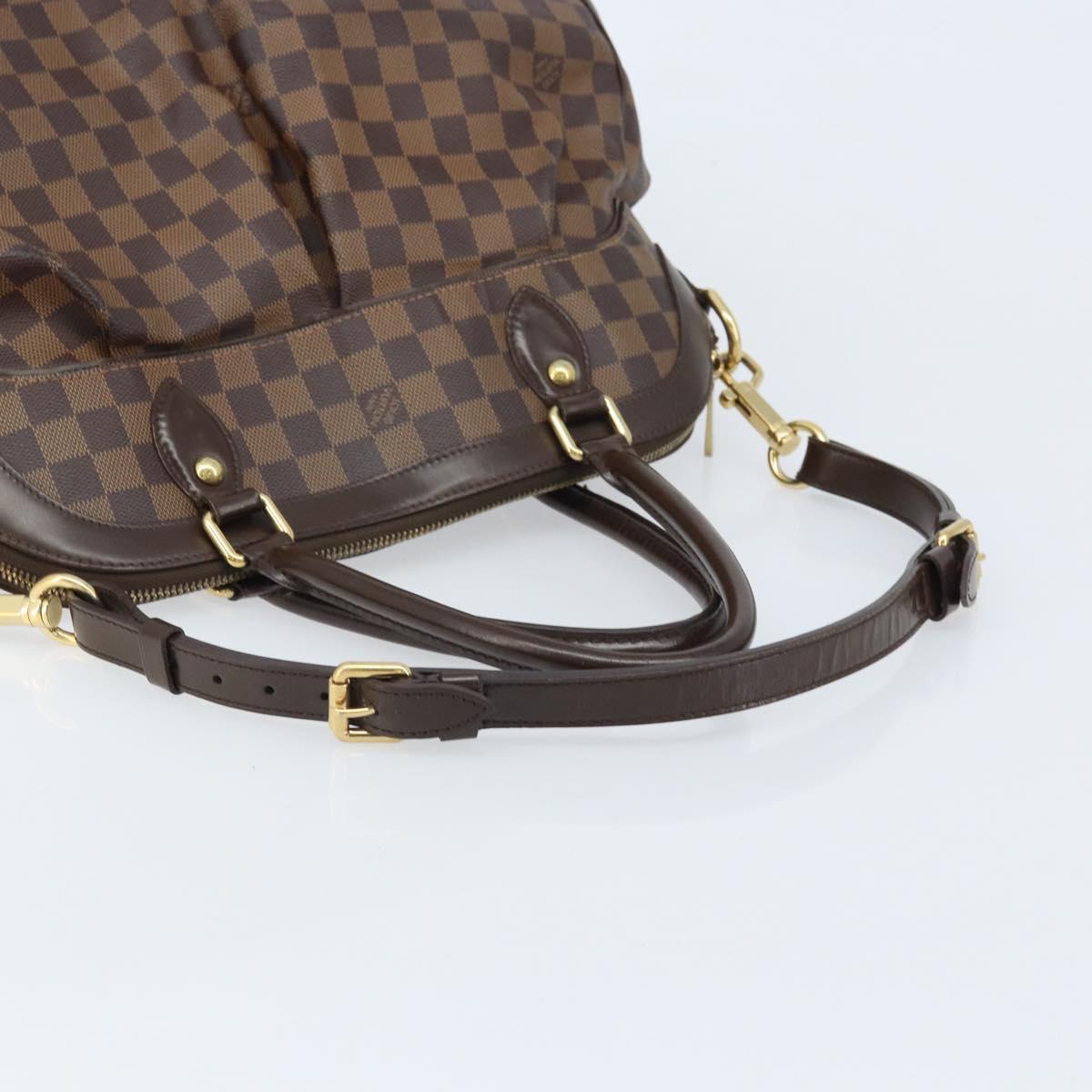 LOUIS VUITTON Damier Ebene Trevi GM Hand Bag 2way N51998 LV Auth ep13705