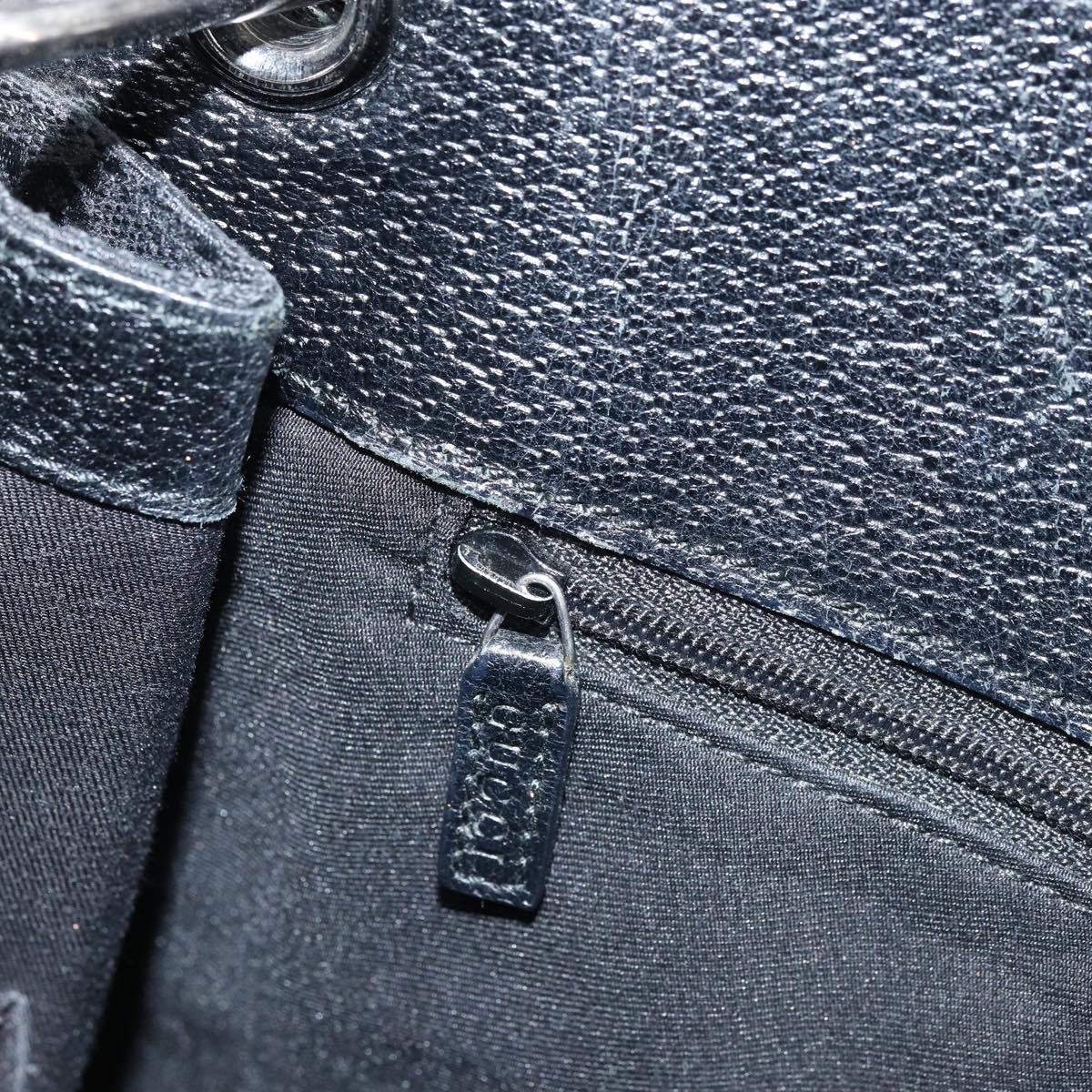 GUCCI GG Canvas Shoulder Bag Black Silver 120841 Auth ep13711