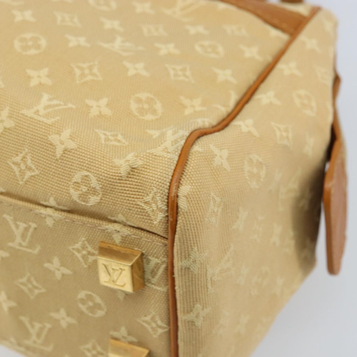 LOUIS VUITTON Monogram Mini Josephine PM Hand Bag Beige M92416 LV Auth ep13713