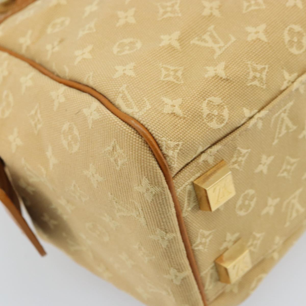 LOUIS VUITTON Monogram Mini Josephine PM Hand Bag Beige M92416 LV Auth ep13713