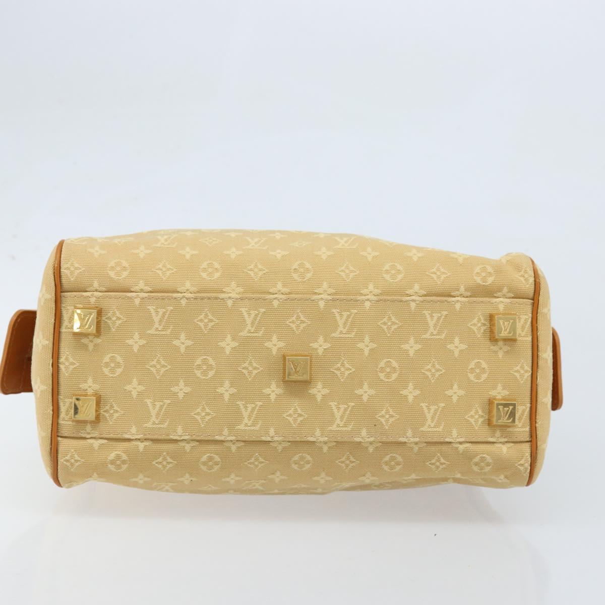 LOUIS VUITTON Monogram Mini Josephine PM Hand Bag Beige M92416 LV Auth ep13713
