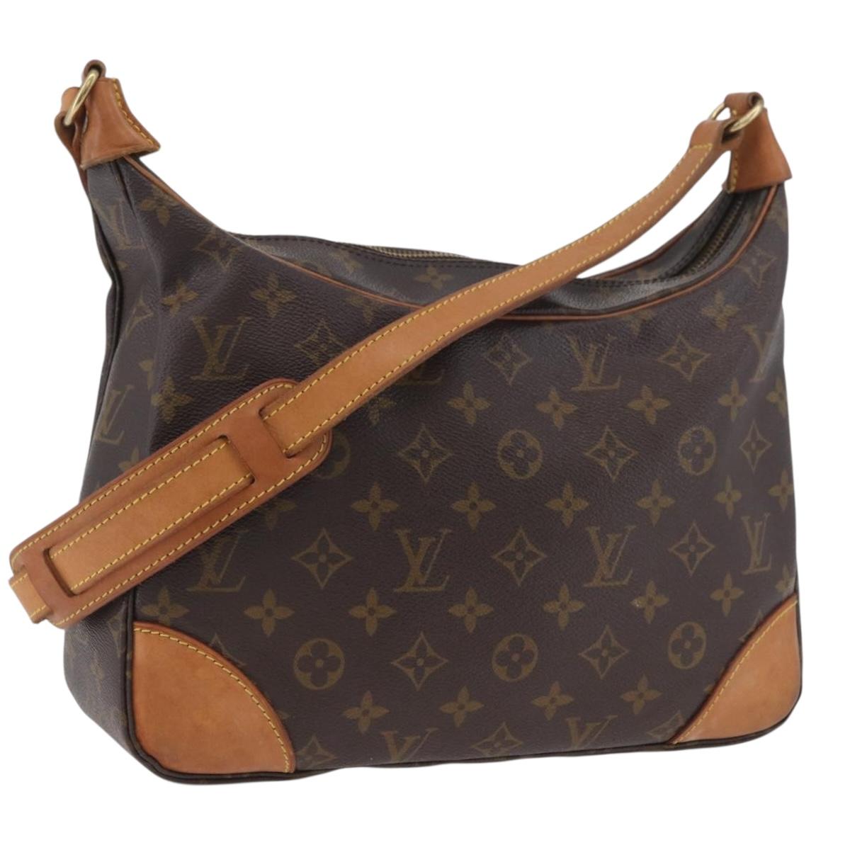 LOUIS VUITTON Monogram Boulogne 30 Shoulder Bag M51265 LV Auth ep13724