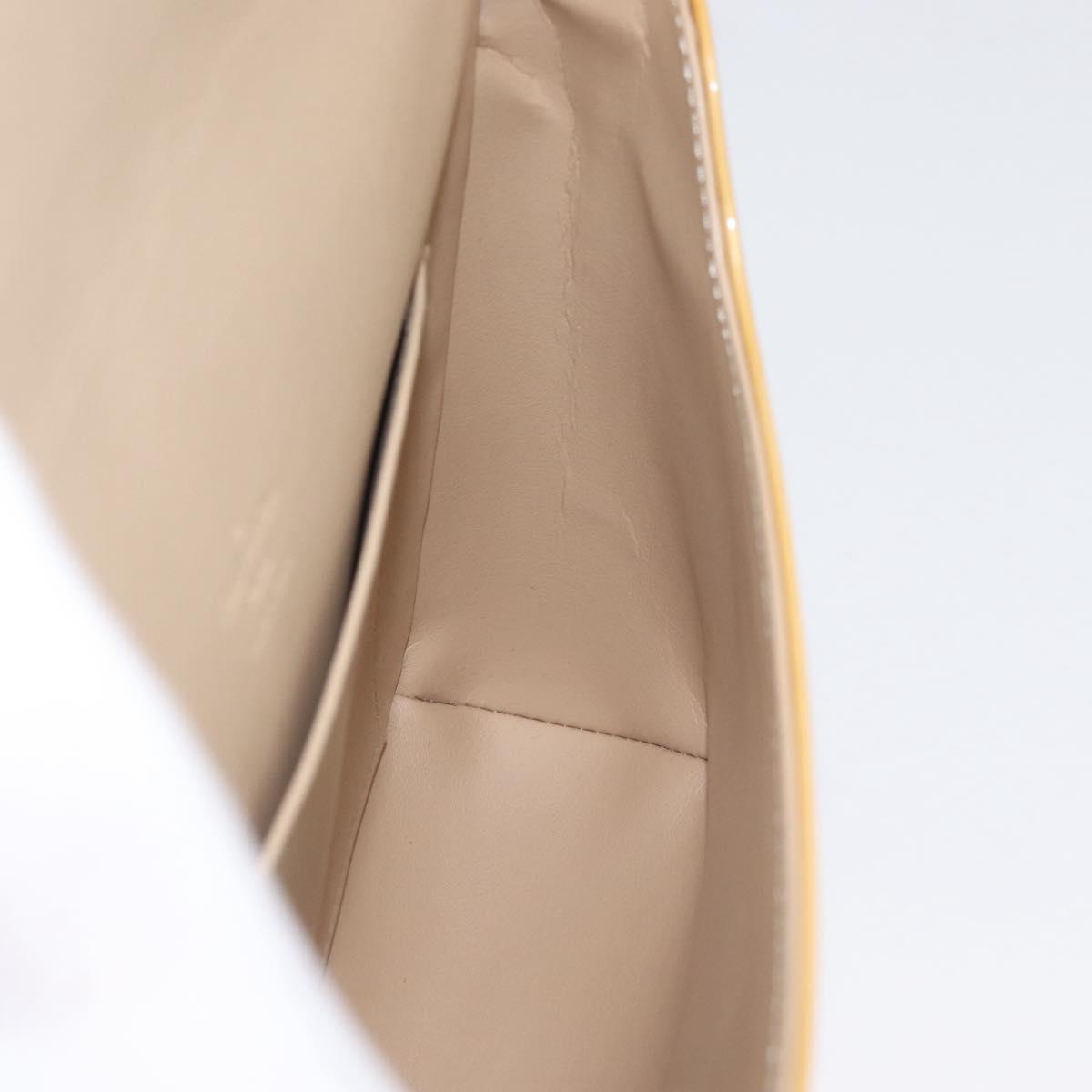 LOUIS VUITTON Monogram Vernis Thompson Street Bag Beige M91301 LV Auth ep13743A