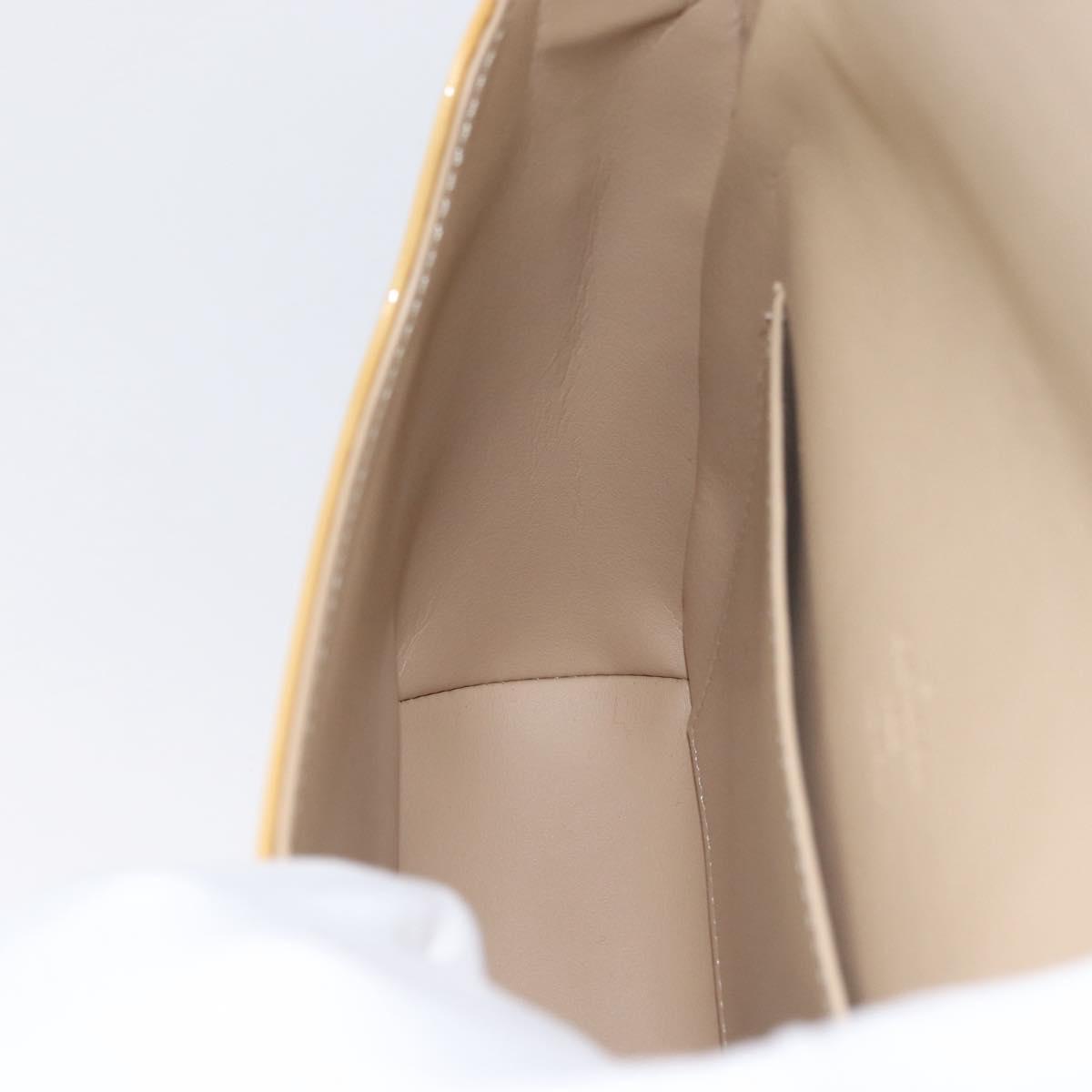 LOUIS VUITTON Monogram Vernis Thompson Street Bag Beige M91301 LV Auth ep13743A