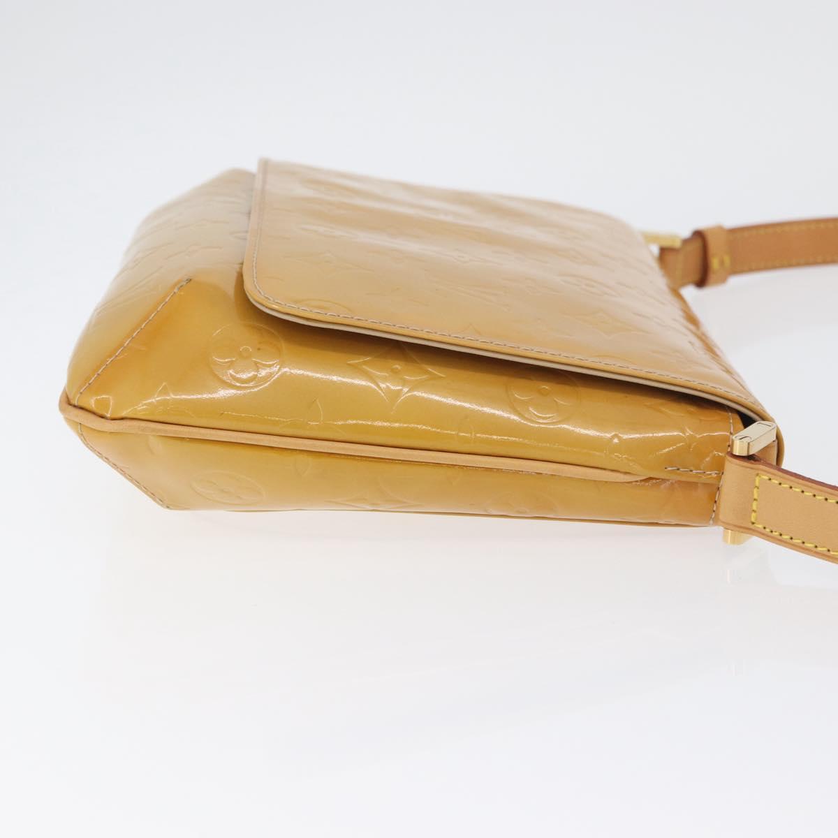 LOUIS VUITTON Monogram Vernis Thompson Street Bag Beige M91301 LV Auth ep13743A