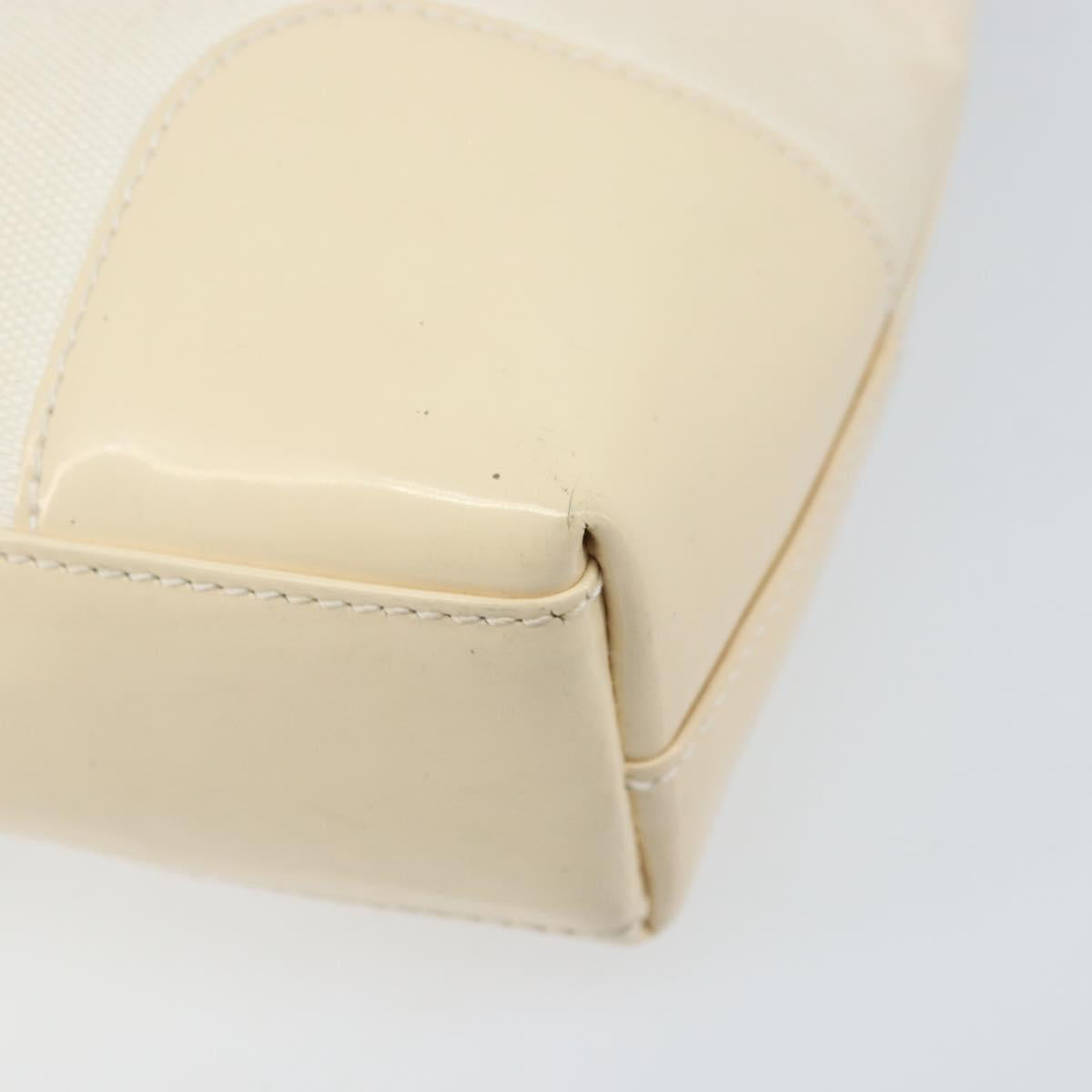 GUCCI Shoulder Bag Canvas White Gold 001 4231 Auth ep13756